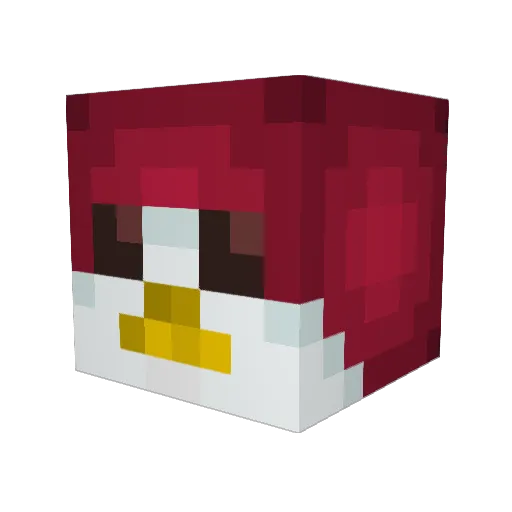 Yakattackk Minecraft avatar head, 3D render