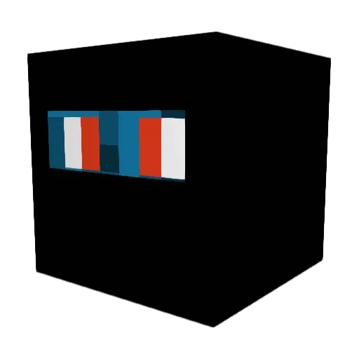 Yakazuka Minecraft avatar head, 3D render