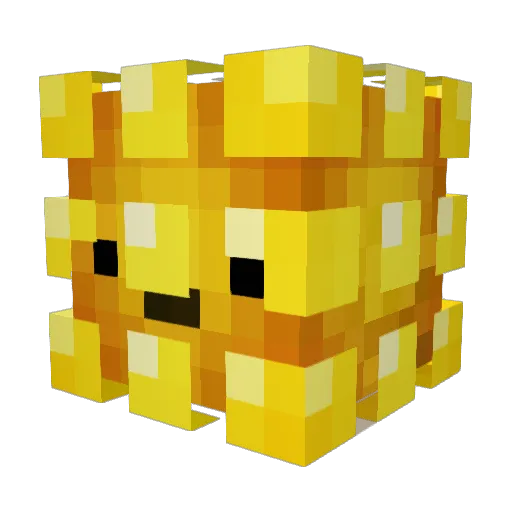Yakicorn Minecraft avatar head, 3D render