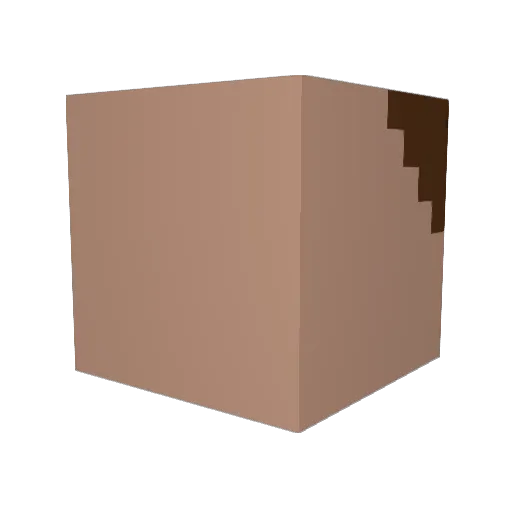Yakub3 Minecraft avatar head, 3D render