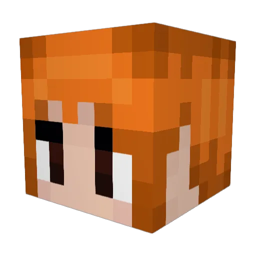 Yakubovsky069 Minecraft avatar head, 3D render