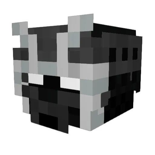 Yalba Minecraft avatar head, 3D render