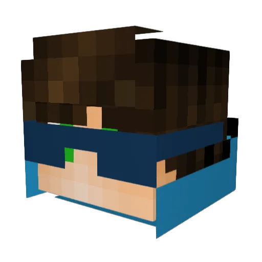 Yalcin_Akca Minecraft avatar head, 3D render