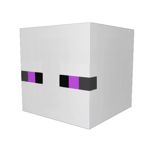 Yalego Minecraft avatar head, 3D render