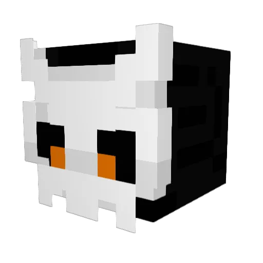 Yalsten Minecraft avatar head, 3D render