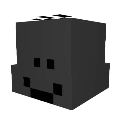 YamBug Minecraft avatar head, 3D render