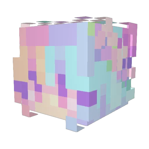 YamYam7666 Minecraft avatar head, 3D render