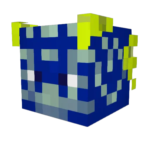 YamYamYammy Minecraft avatar head, 3D render