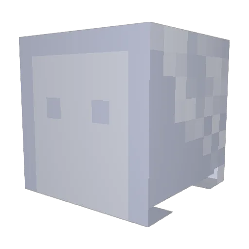 YamahaWhippa Minecraft avatar head, 3D render