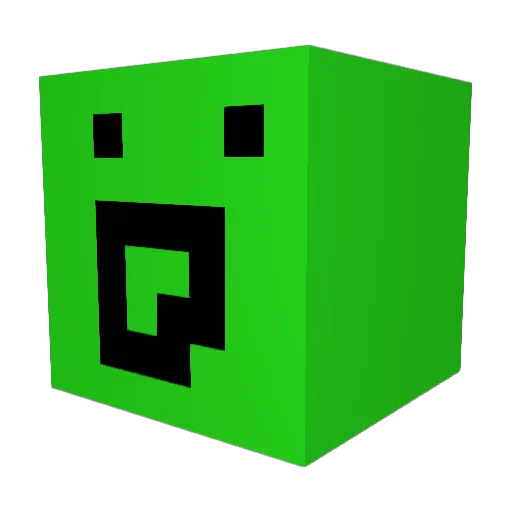 Yamaha_Donen Minecraft avatar head, 3D render