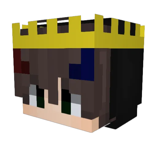 YamanKoperr Minecraft avatar head, 3D render