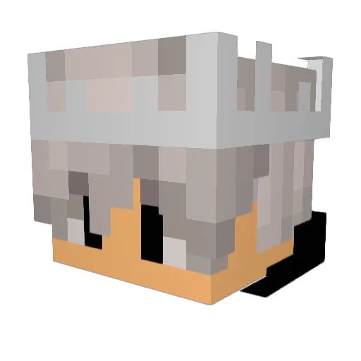 Yamaty04 Minecraft avatar head, 3D render