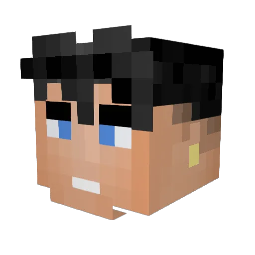 Yamazaru7209 Minecraft avatar head, 3D render