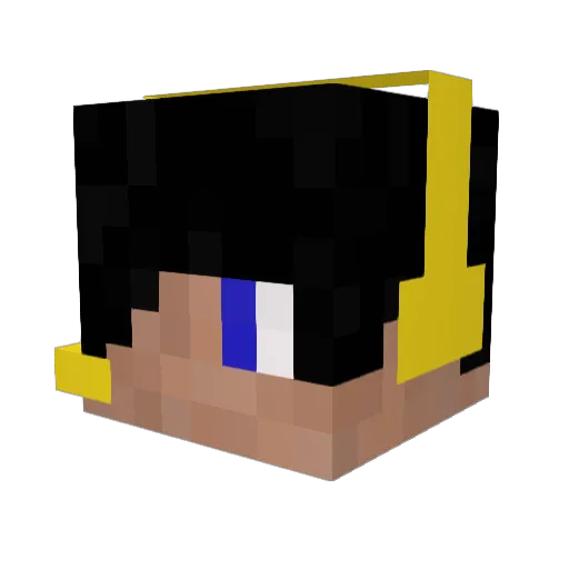 Yamidesu0104 Minecraft avatar head, 3D render