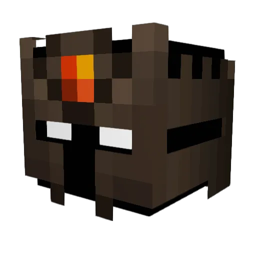 Yamii87 Minecraft avatar head, 3D render