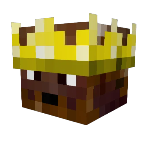 Yamyth Minecraft avatar head, 3D render