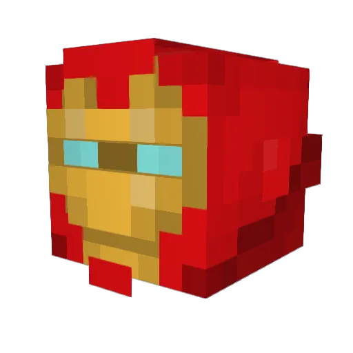 Yamzzy Minecraft avatar head, 3D render