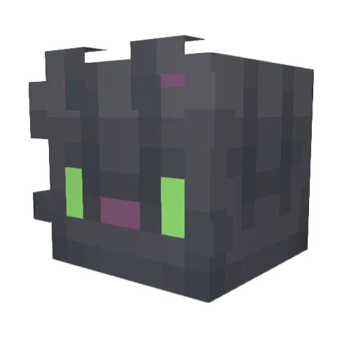 Yan4ik_ Minecraft avatar head, 3D render