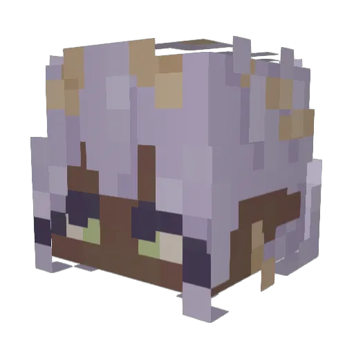 YanG3en Minecraft avatar head, 3D render