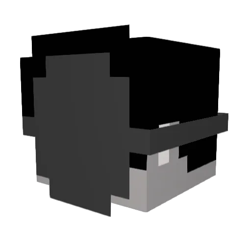 YanKer_ Minecraft avatar head, 3D render
