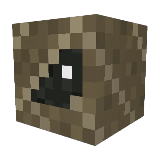 YanRuo Minecraft avatar head, 3D render