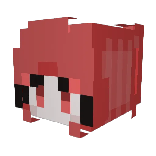 YanShuang520 Minecraft avatar head, 3D render
