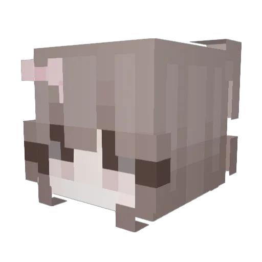 YanYe0128 Minecraft avatar head, 3D render