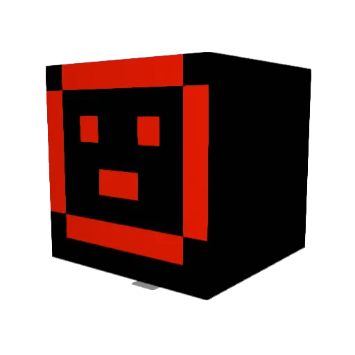 Yan_Max Minecraft avatar head, 3D render