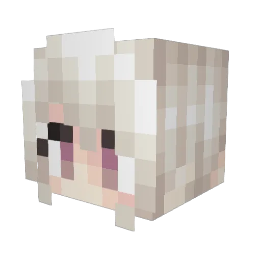 Yan_Sh Minecraft avatar head, 3D render