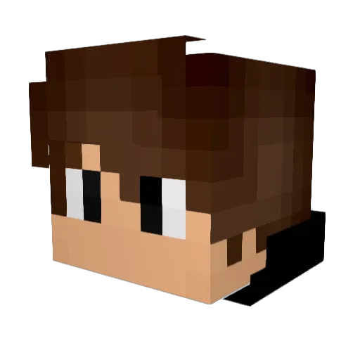 Yan_lin16 Minecraft avatar head, 3D render