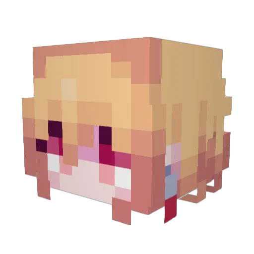Yancianci Minecraft avatar head, 3D render