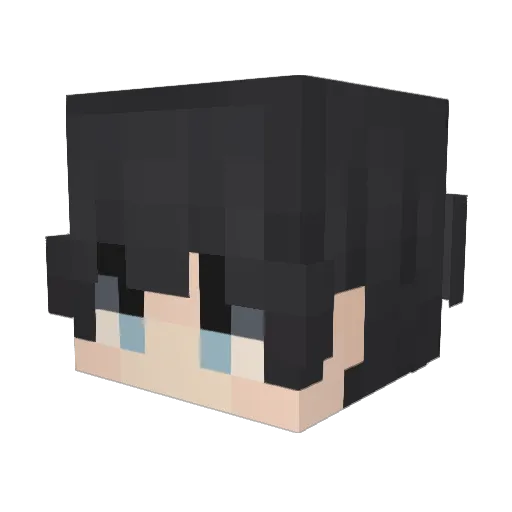 Yancre Minecraft avatar head, 3D render