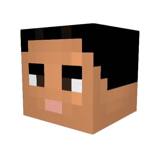 YancyDerringer2 Minecraft avatar head, 3D render