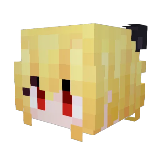 Yancyyy_hehe Minecraft avatar head, 3D render