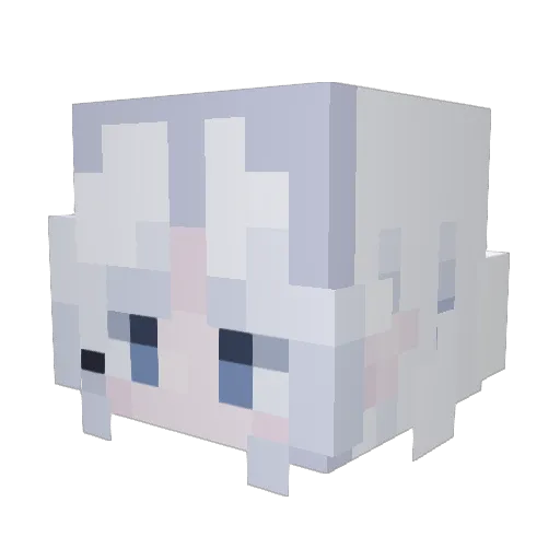 Yandozon Minecraft avatar head, 3D render