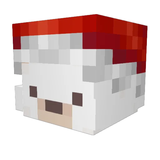 Yanela Minecraft avatar head, 3D render