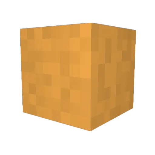 YangE_ Minecraft avatar head, 3D render