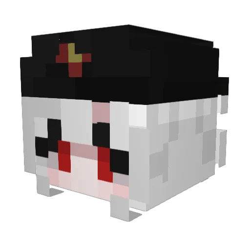 YangLinga Minecraft avatar head, 3D render