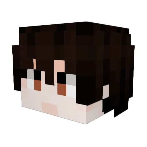 YangZi_217 Minecraft avatar head, 3D render