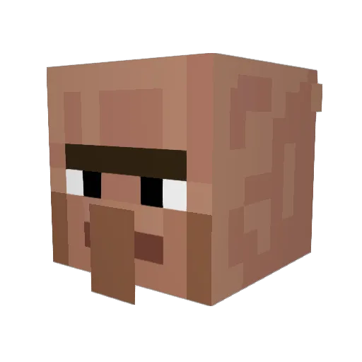 Yang_720 Minecraft avatar head, 3D render