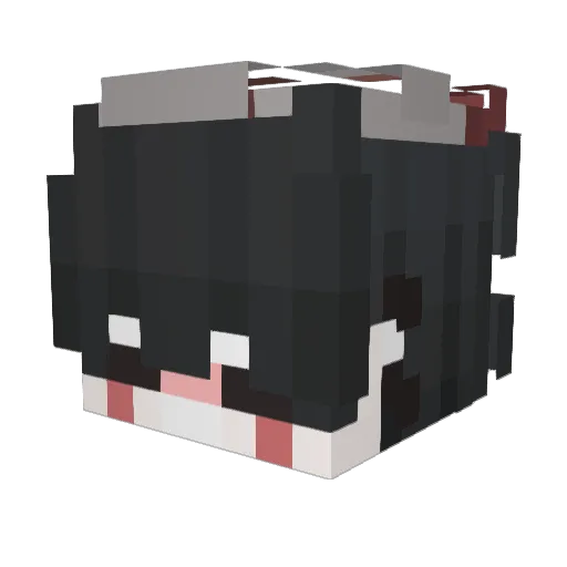 Yang_Hak Minecraft avatar head, 3D render