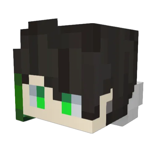 Yang_Meler Minecraft avatar head, 3D render