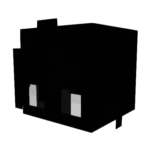 YangireEChan Minecraft avatar head, 3D render