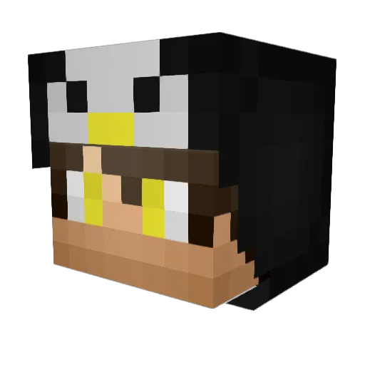 Yanis_znu Minecraft avatar head, 3D render