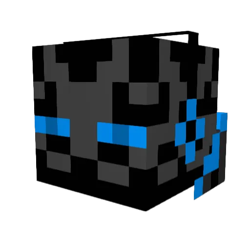 Yanisxuu Minecraft avatar head, 3D render