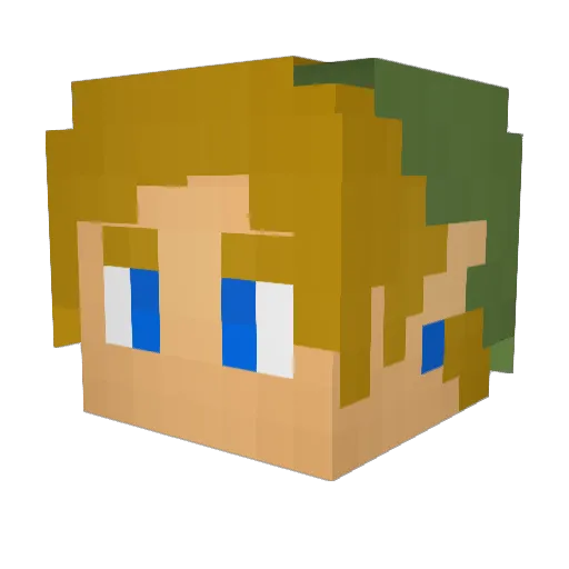 Yankee_13 Minecraft avatar head, 3D render