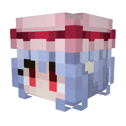 Yankee_Fishdream Minecraft avatar head, 3D render