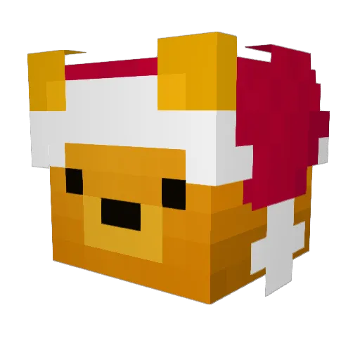 Yankeesik Minecraft avatar head, 3D render