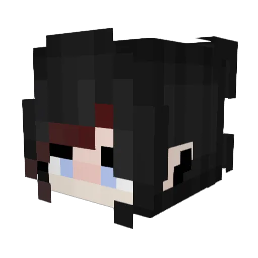 Yanki_Mak Minecraft avatar head, 3D render