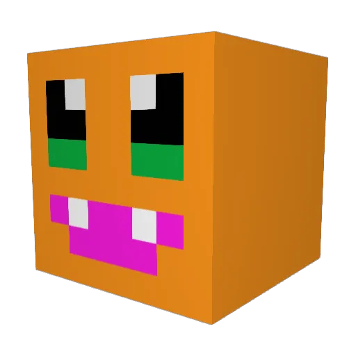 Yannic963 Minecraft avatar head, 3D render